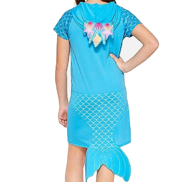 Justice Be Mermaizing Mermaid Hoodie Nightgown - Picture 2 of 4